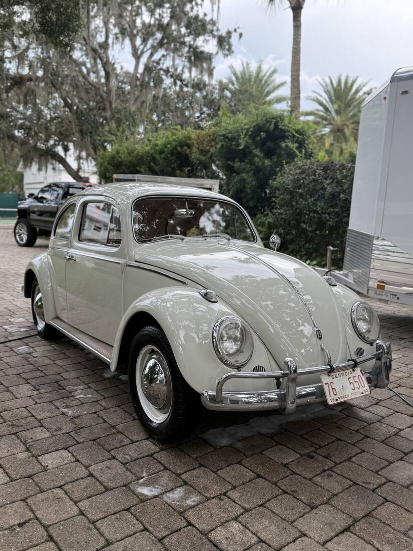 Classic VW Beetle after detailing